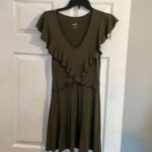 Olive green dress